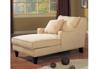 Cream Chaise Lounge