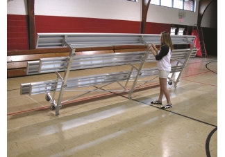 Aluminum Tip N Roll Bleachers