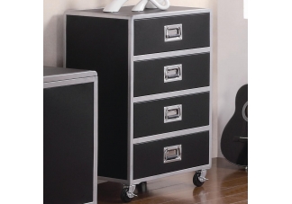 LeClair Black Chest of Drawers
