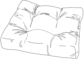 Tufted Ottoman Cushion