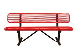 Expanded Metal Park Bench