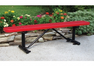 Backless Park Bench