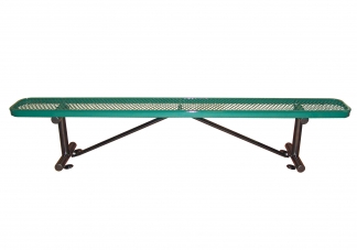8 Foot Expanded Backless Bench