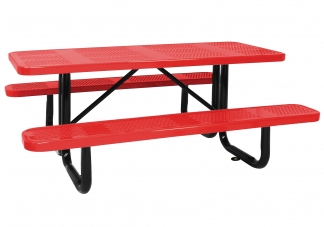 Rectangle Perforated Picnic Table