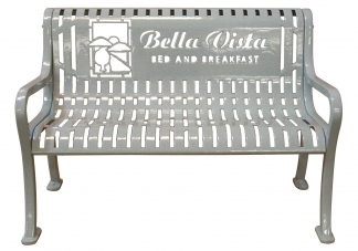 4 Ft Diamond Pattern Custom Bench