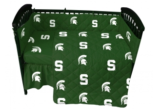 Michigan State Crib Bedding
