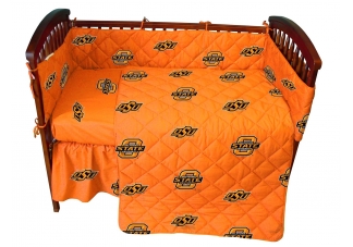 Oklahoma State Crib Bedding