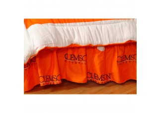 Clemson Dust Ruffle