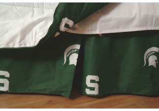Michigan State Dust Ruffle