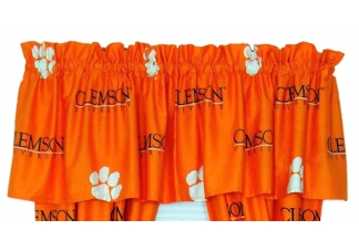Clemson Curtain Valance