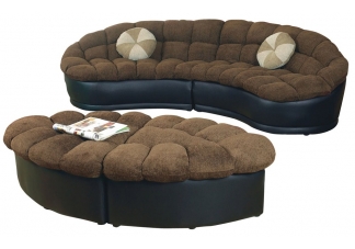 4-Piece Loveseat Set - Brown