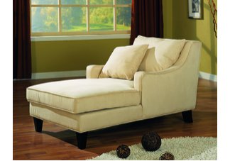 Microfiber Chaise Lounge