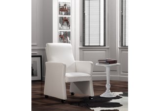 Mon End Table with White Finish
