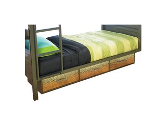 Monster Bedroom 3-Drawer Under Bed Storage Unit (for the lower Bunk)