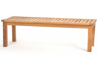 Teak Backless Bench