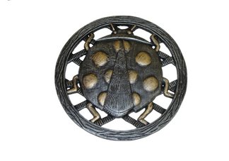 Cast Aluminum Stepping Stone Lady Bug