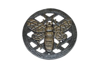 Cast Aluminum Stepping Stone Bee