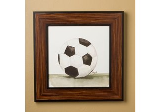 Soccer Ball" Macs Play Ball Series print framed