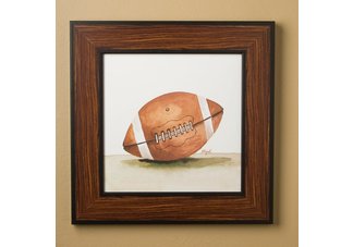Football" Macs Play Ball Series print framed