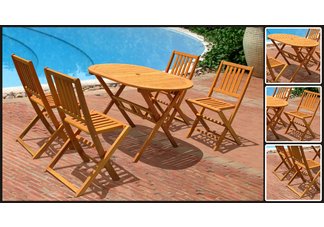 Marcana Folding Bistro Set 1