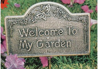 Cast Aluminum Garden Marker