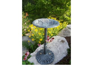 Cast Aluminum American Eagle Bird Bath