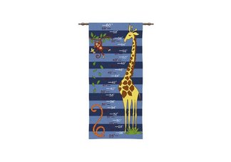 Whimsical Boy Growth Chart Tapestry