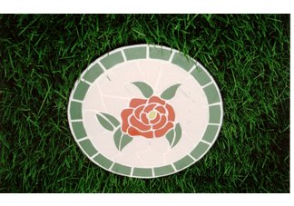Stepping Stone Mosaic Rose