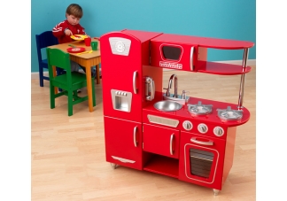 Red Vintage Kitchen