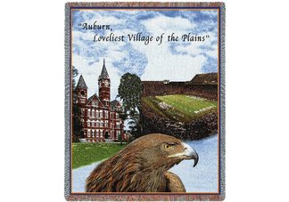 Auburn Univ Eagle College Throw