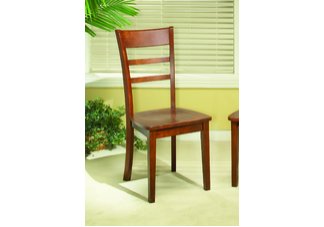 Henley Side Chair w/Ladder-Back in Cherry Finish (Set of 2)