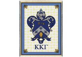 Kappa Kappa Gamma Crest Throw