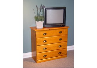 4 Pine drawer chest