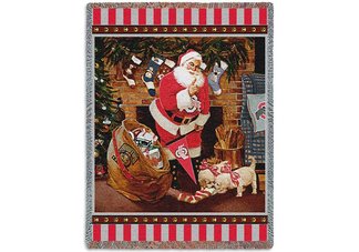 Ohio State Univ Santa Throw