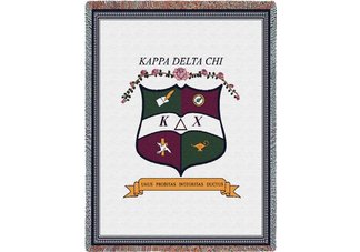 Kappa Delta Chi Crest Throw
