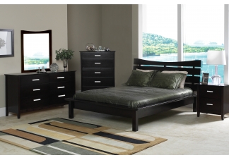 Coaster Hillary Cappuccino Platform Bed