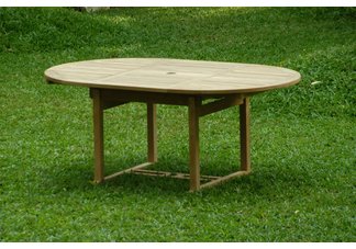 Teak Round Extension Table16