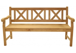 Skipper Teak Bench, Two Seat Teak Bench, Teak Bench,  Bench, Teak