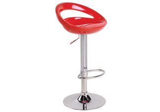 Swizzle Bar Stool Red