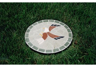 Stepping Stone Mosaic Eagle