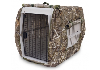 dog kennel jacket, dog kennel cover, camo kennel cover