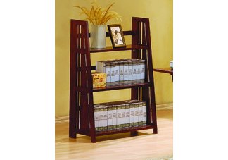 Pomerderro Bookcase in Dark Cherry finish