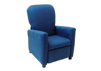 Urban juvenile recliner in royal blue