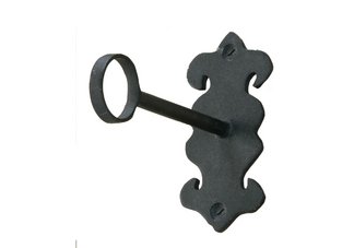 FORGED METAL DRAPERY BRACKET PAIR 6"25