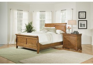 Louis Philippe Queen Sleigh Bed908