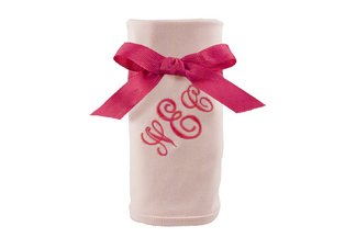 Princess Linens Cotton Knit Blanket - Pink