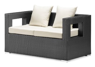 Algarva Outdoor Sofa - Chocolate