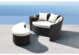 Curacao Bed and Ottoman
