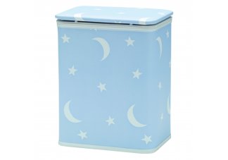 Stars And Moons Pattern Vinyl Nursery Hamper