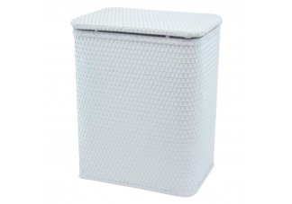 Chelsea Pattern Wicker Nursery Hamper With Removable BagIllusion Blue